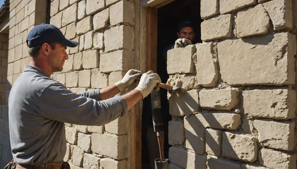 La chaux naturelle respecte les murs des monuments historiques