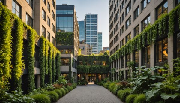 La végétalisation des façades rafraîchit les grandes villes